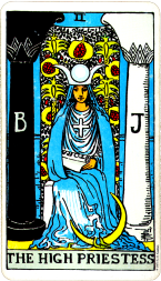 high priestess card